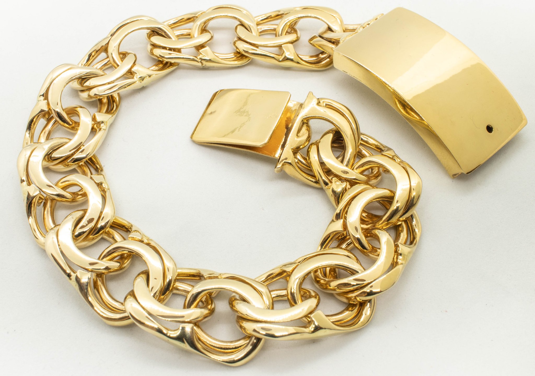 Open Chino Link Bracelet #0060 - Tamayo's Jewelry