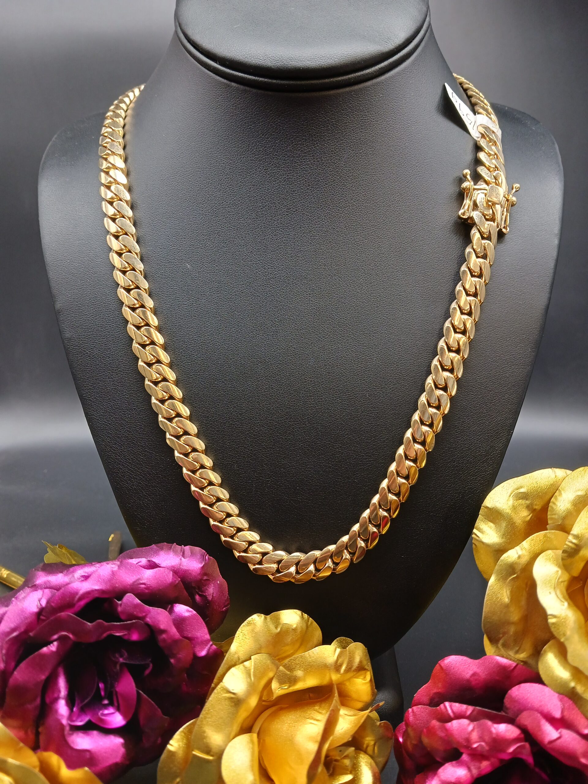 10K SOLID GOLD MIAMI CUBAN CHAIN - Tamayo's Jewelry