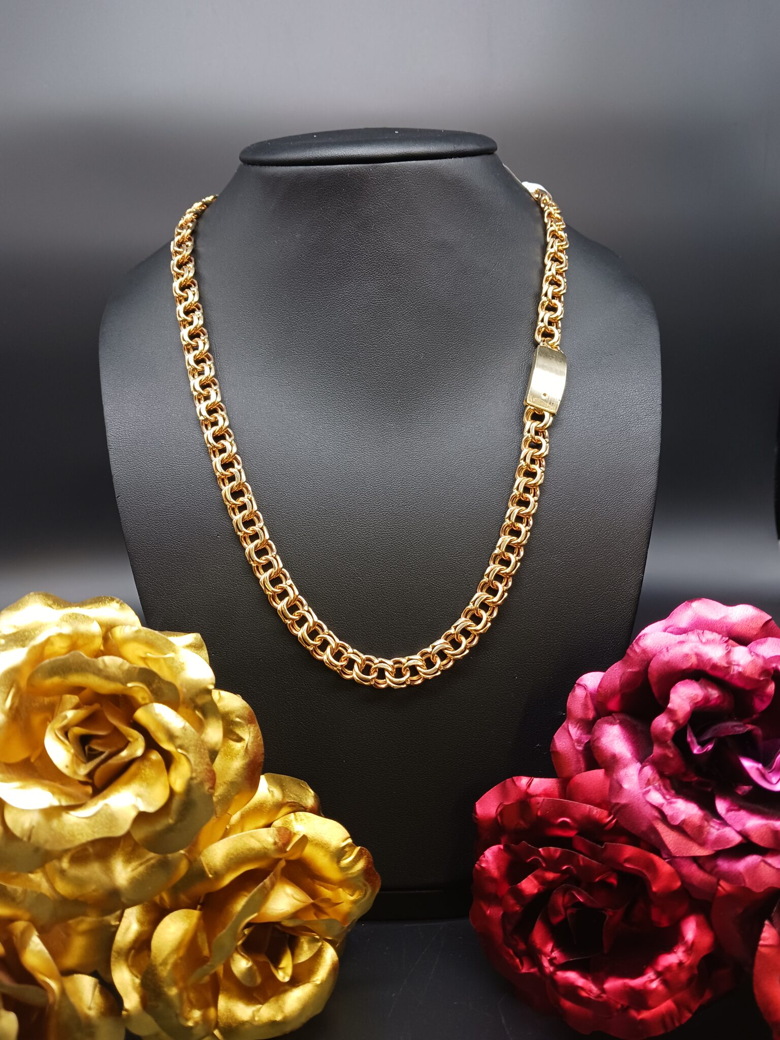 10k GOLD CHINO LINK CHAIN - Tamayo's Jewelry