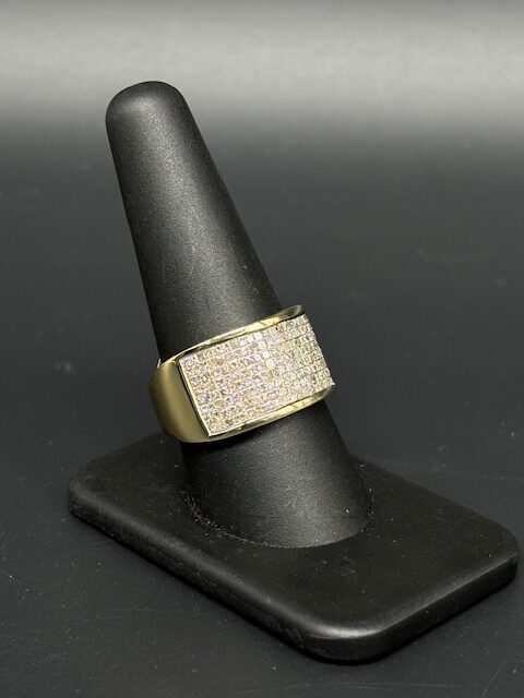 Iced Diamond Ring 10k - Tamayo's Jewelry