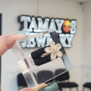 Flower Ring 10k Gold