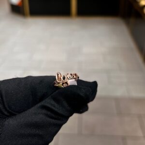 "Love" Ring Rose Gold 10k