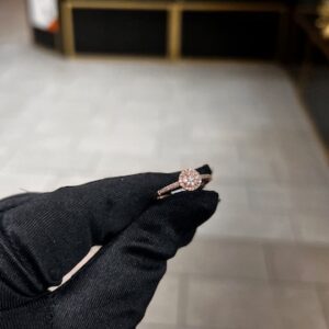 Promise Ring 10k Rose Gold - Diamonds