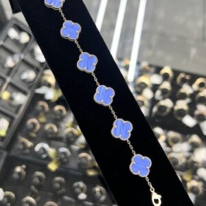 Light Purple Clover Bracelet 10k #0075