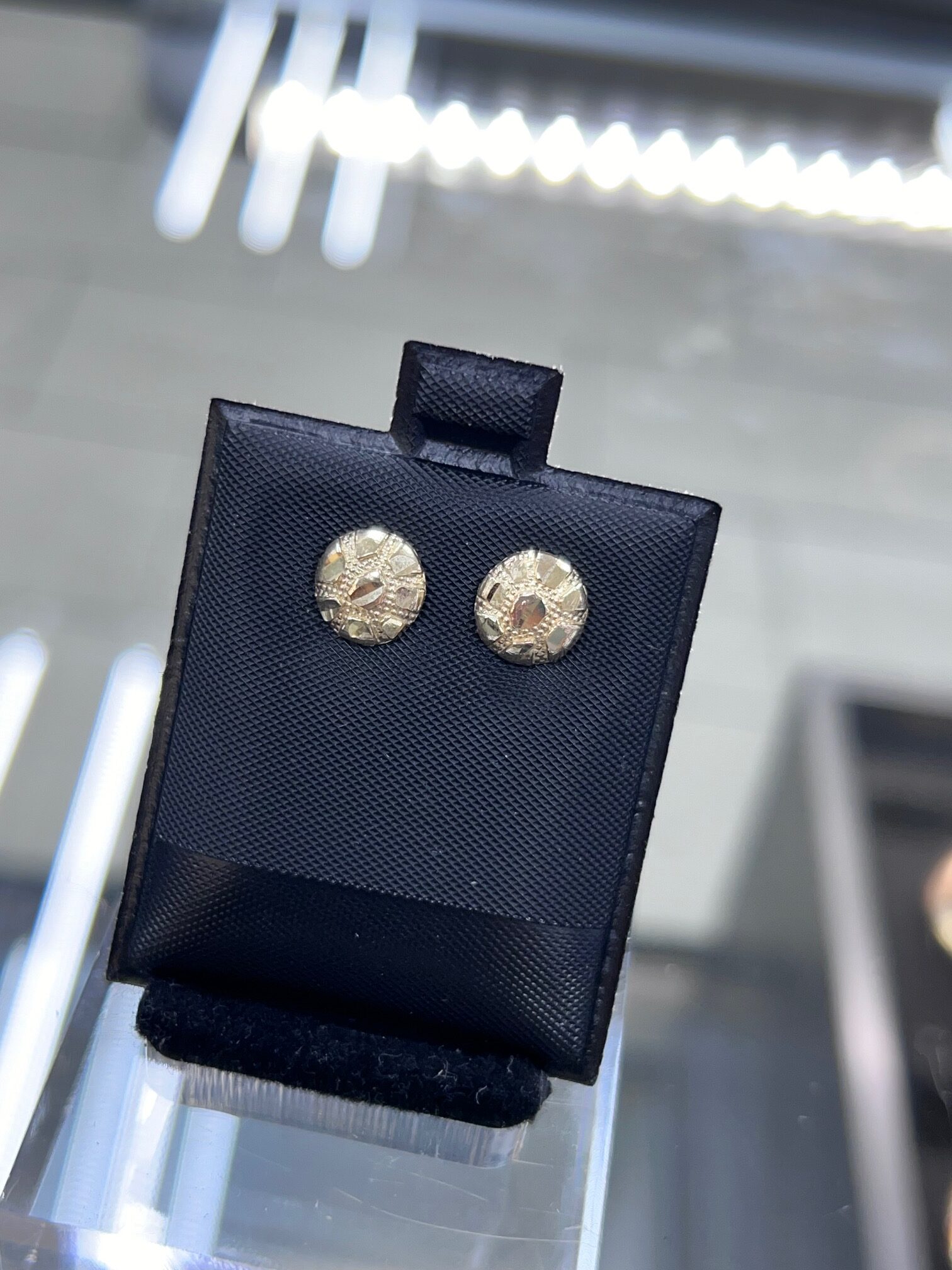 Small Nugget Earrings 10k