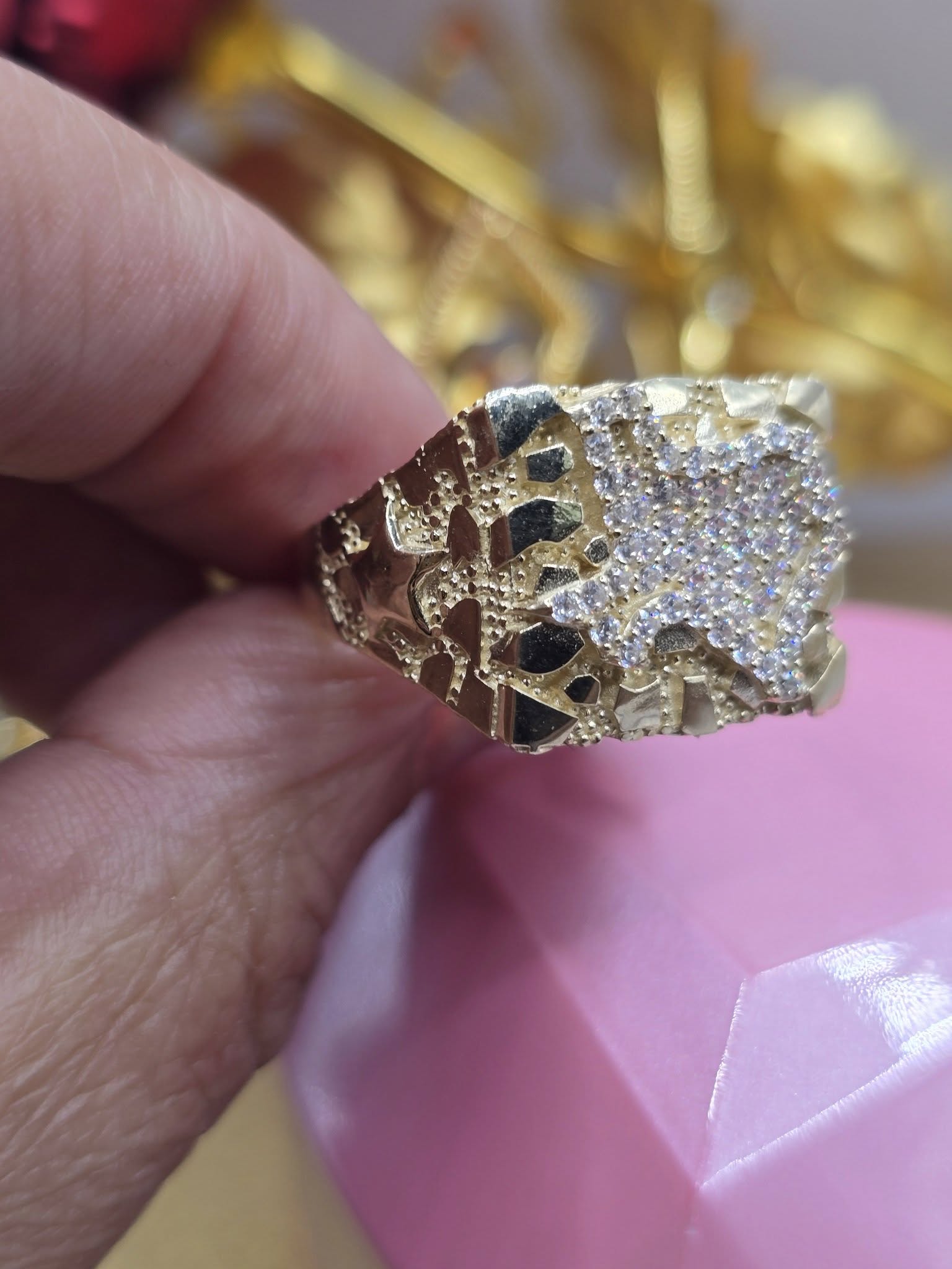 Texas Nugget Ring 10k - Image 3