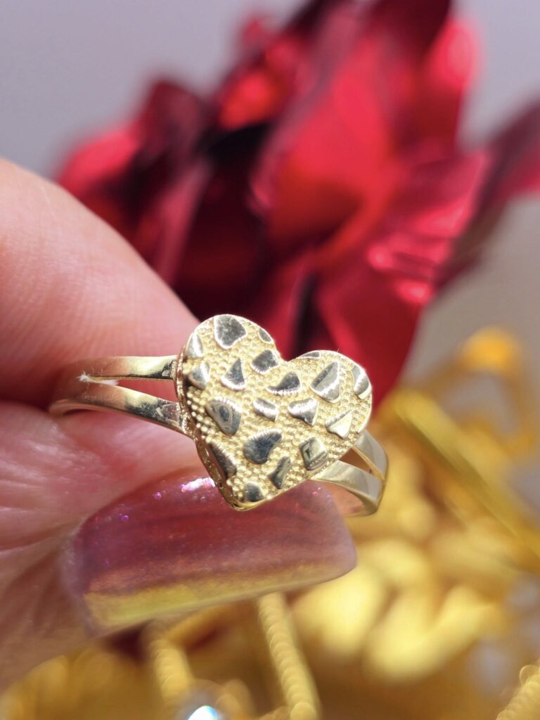 HEART NUGGET RING 10K Tamayo's Jewelry