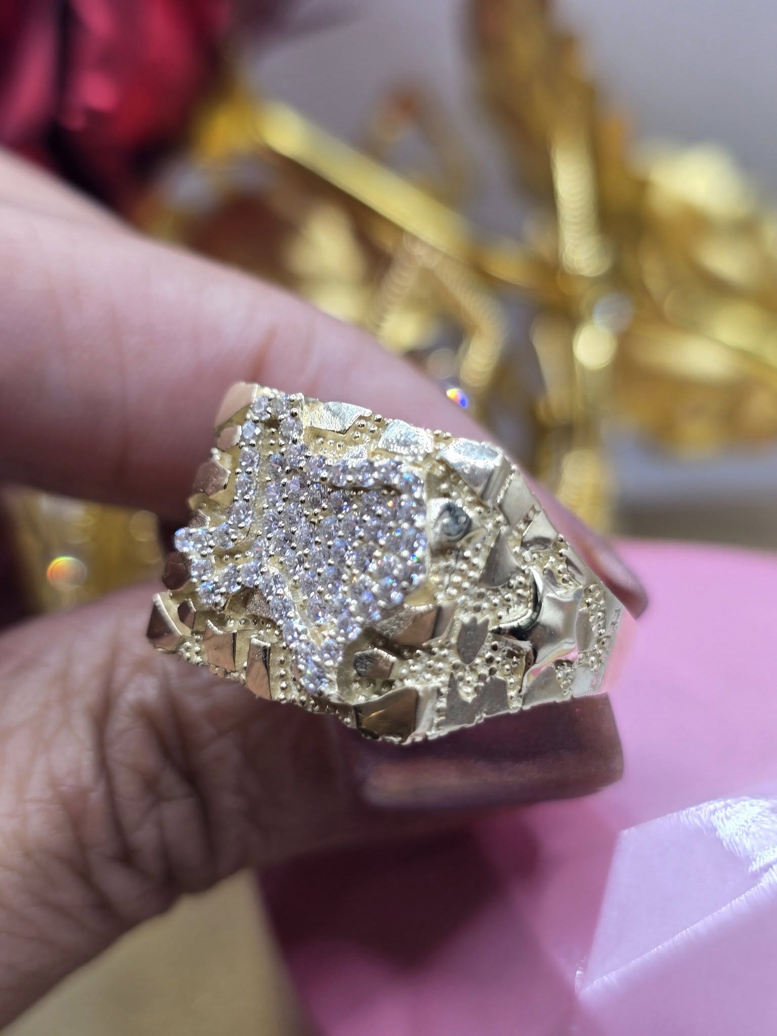 Texas Nugget Ring 10k - Image 2