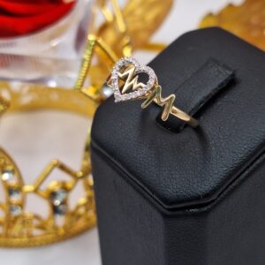 Mom Heartbeat Diamond ring 10k