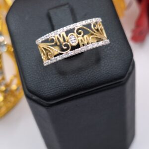 Mom Diamond Ring 10k