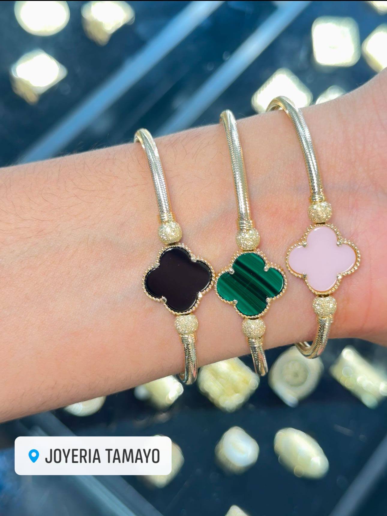 CLOVER BRACELET 10K