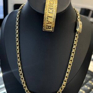 CHINO LINK SET BRACELET AND NECKLACE #4040