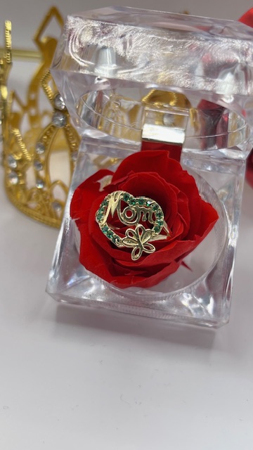 Mother's Day Heart Ring 10k - Image 2