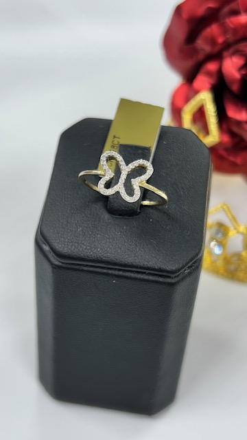 Butterfly Diamond Ring 10K - Image 2