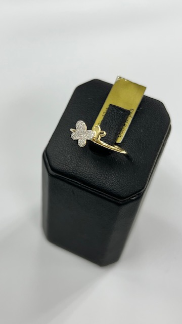 Butterfly Diamond Ring 10K