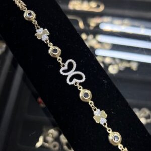 Women's 10K Butterfly Bracelet