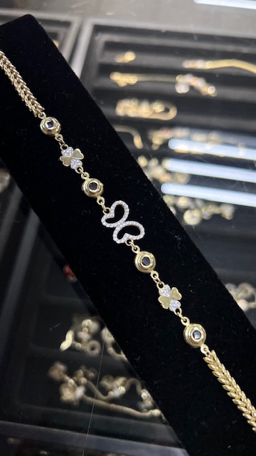 Women's 10K Butterfly Bracelet