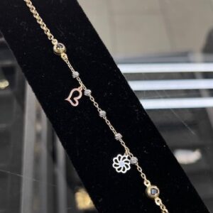 Women's Bracelet With Charms 10K
