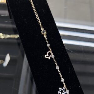 Women's Bracelet with Charms 10K