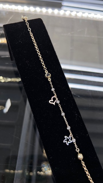 Women's Bracelet with Charms 10K