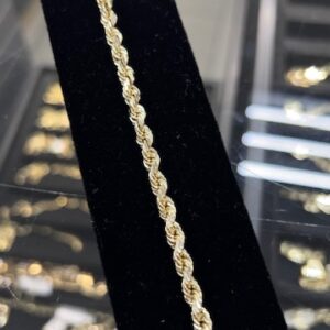 Solid Rope Bracelet 10K