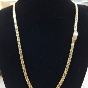 1 10K Gold Chinobar Link Chain #20